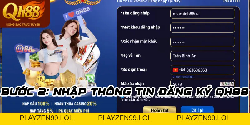 Đăng ký QH88 – Quy trình tạo tài khoản hội viên nhanh chóng
