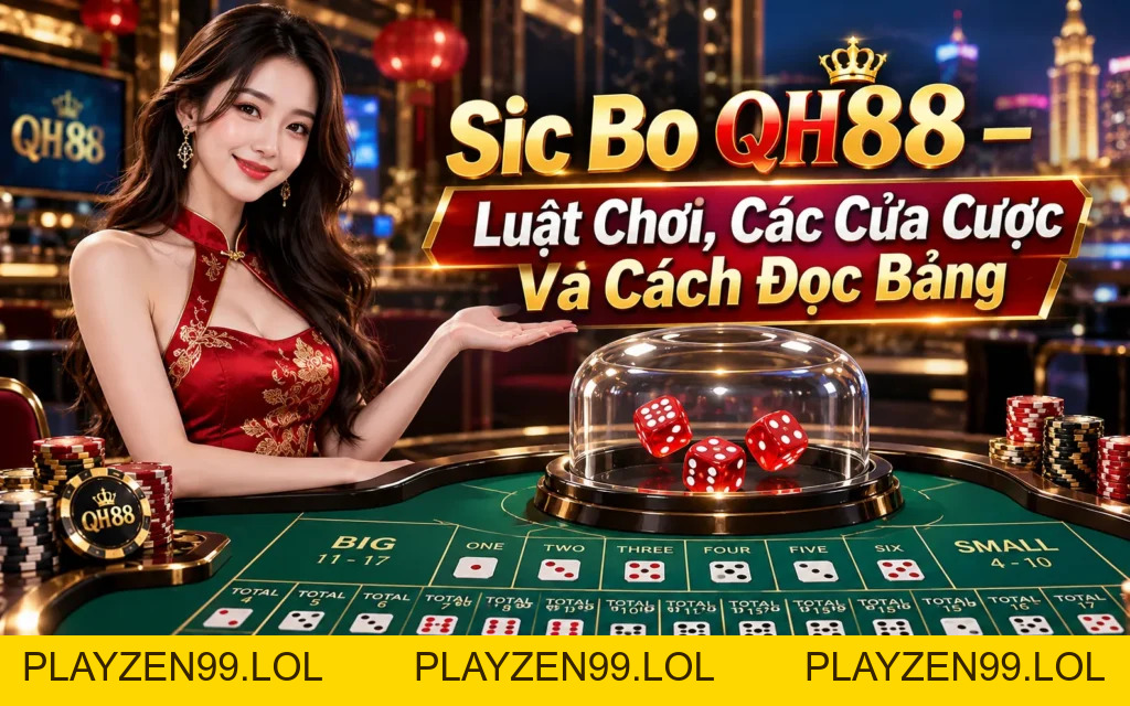 Sic Bo QH88 – Luật Chơi, Các Cửa Cược Và Cách Đọc Bảng - QH88