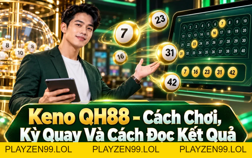 Keno QH88 – Cách Chơi, Kỳ Quay Và Cách Đọc Kết Quả - QH88